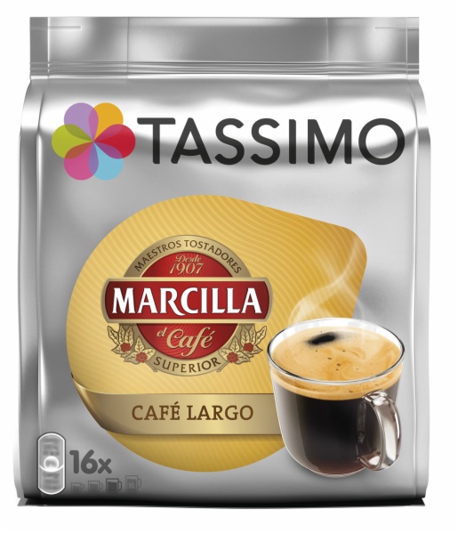 CAPSULAS CAFE TASSIMO MARCILLA CAFE LARGO