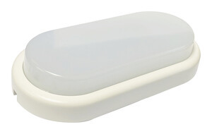 Aplique LED OVALADO 18W 230Vac 6500K Blanco DÃ­a de Pared o Techo