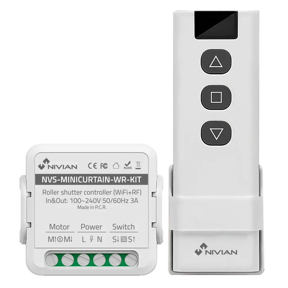 Controlador WiFi Persianas NIVIAN MINICURTAIN
