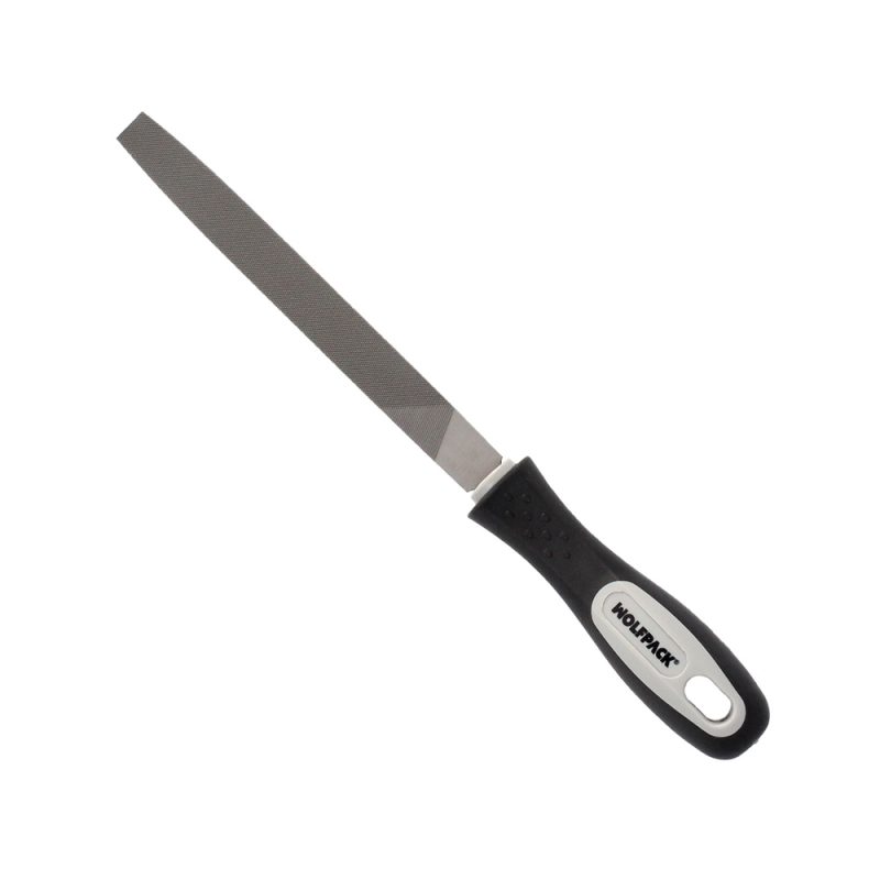 Lima Con Mango Plana Punta Entrefina 6″