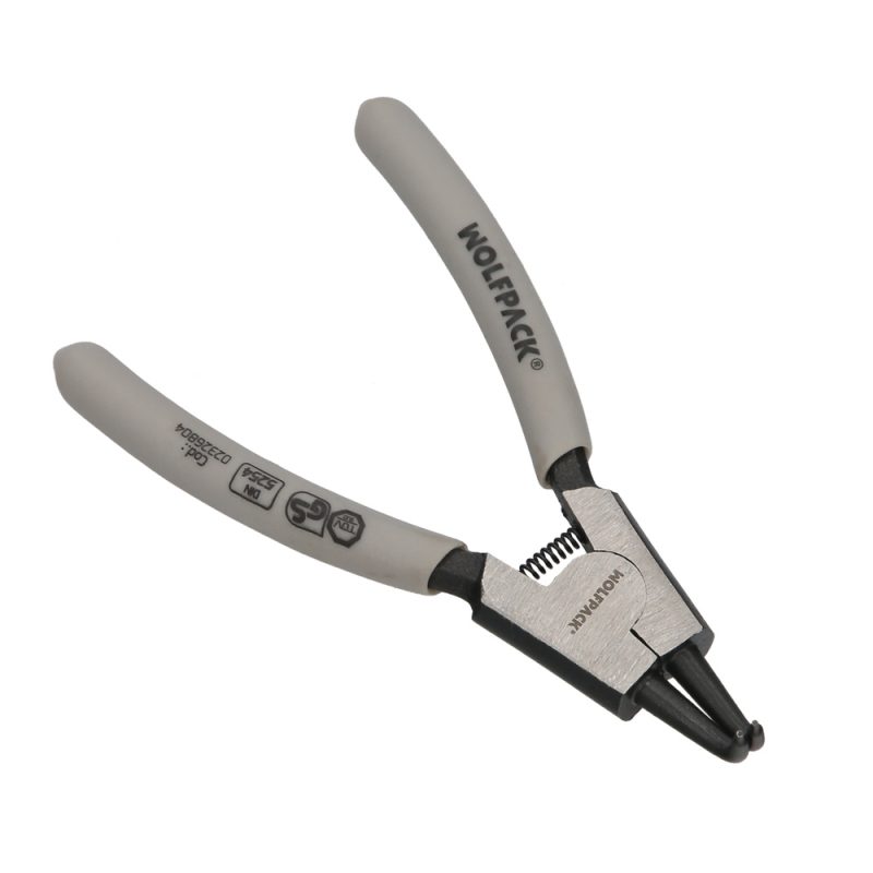 Alicates Arandelas Exteriores Curvo 125 mm. Acero Din 5254. Anillos De Presion, Anillos De RetenciÃ³n, Arandelas Circlips