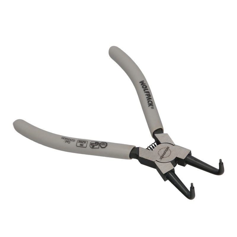 Alicates Arandelas Interiores Curvo 175 mm. Acero Din 5256. Anillos De Presion, Anillos De RetenciÃ³n, Arandelas Circlips