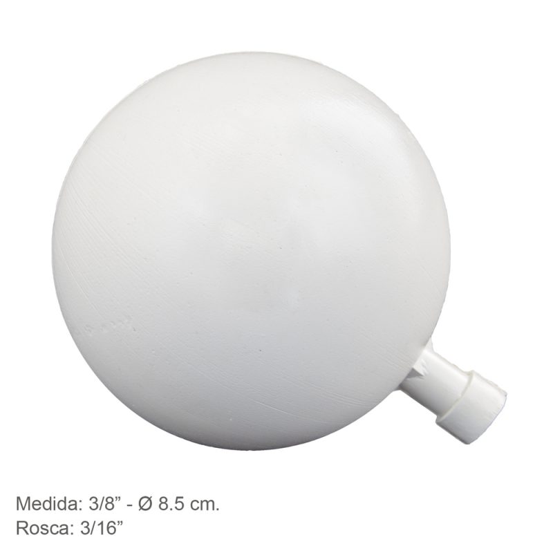 Boya Plastico 3/8″ x  8,5 Ã˜ cm. Rosca 3/16″