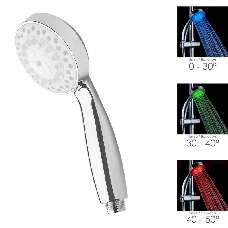 Maneral Ducha Led Indicador Temperatura Ã˜ 11 cm.