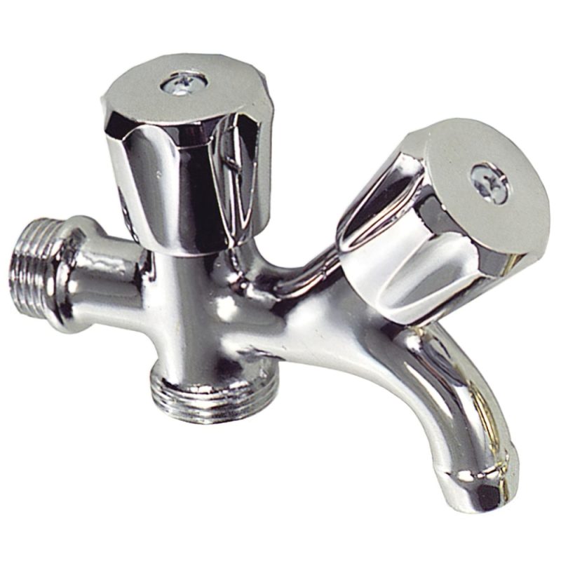 Grifo Lavadora Doble 1/2″