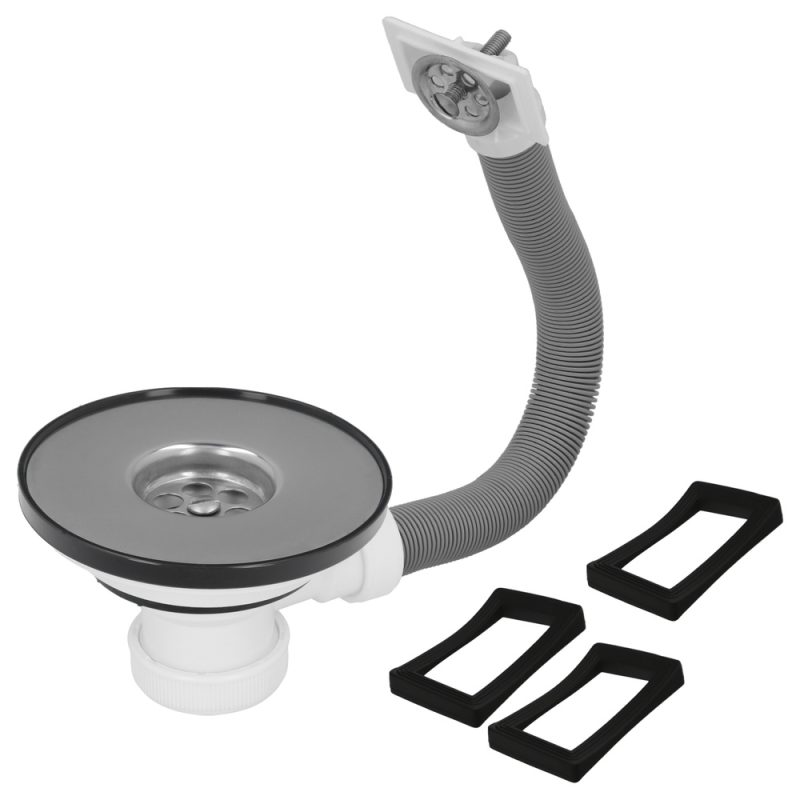 Valvula Fregadero  Ã˜ 115 Mm. 1 1/2″  Altura 40 mm. Con Rebosadero