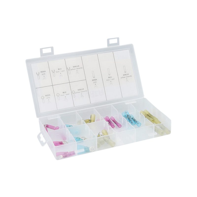 Maletin Terminales Electricos Termoretractiles 36 Piezas