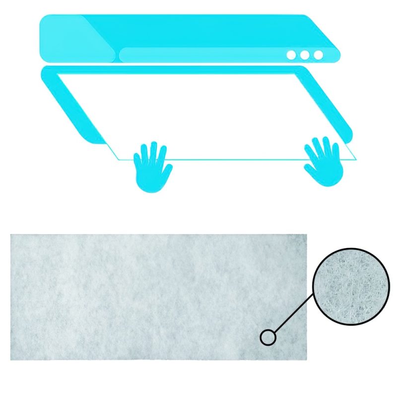 Filtro Campana Extractora 45×95 cm. 150 grm/m2