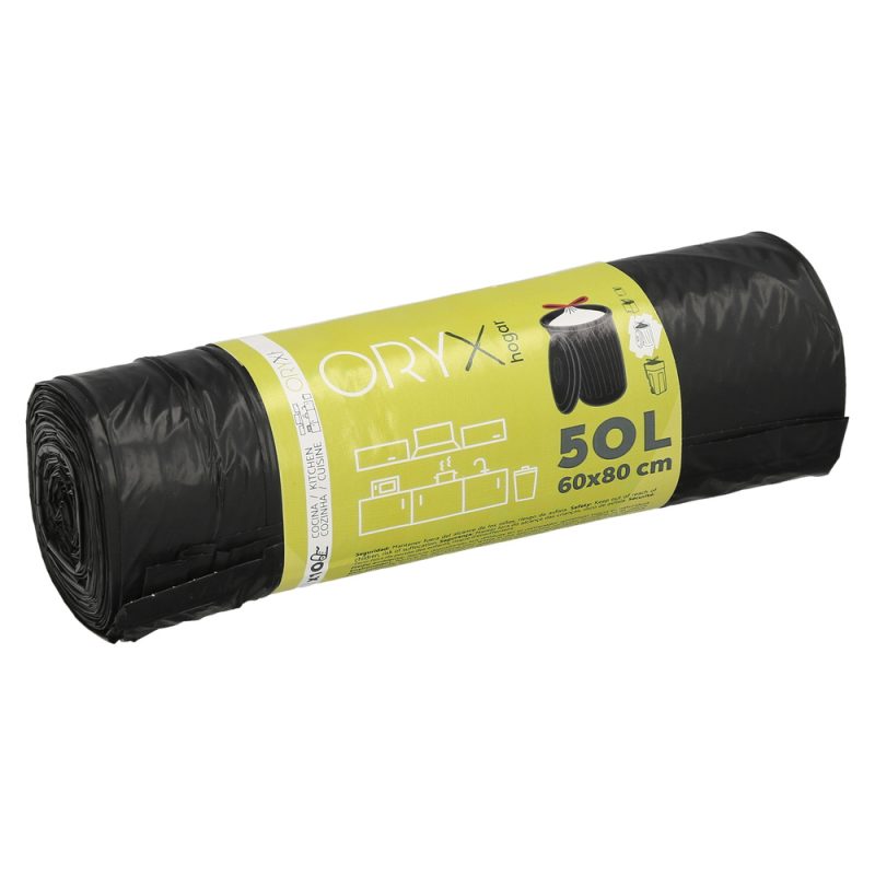 Bolsa Basura Cierre Facil 50 Litros Rollo 10 Bolsas