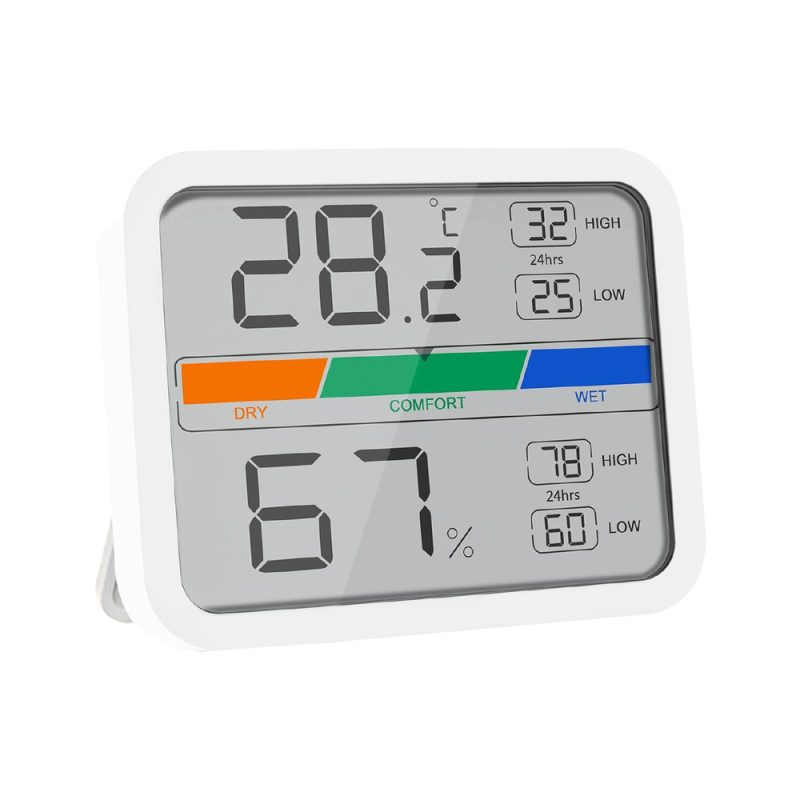TermÃ³metro Digital HigrÃ³metro Interiores y Exteriores Minimo/MÃ¡ximo Con Indicardor De Humedad