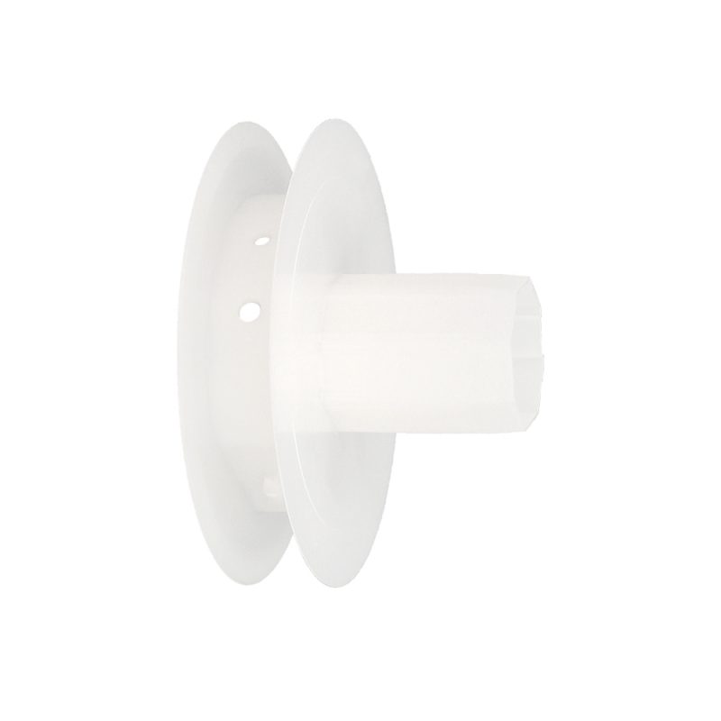 Disco Plastico Compacto Para Persianas. Rodamieto 120×40 mm. Para cintas hasta 20 mm.