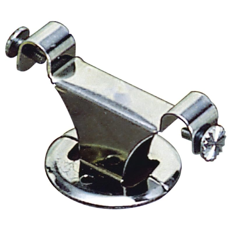 Soporte Barra 12 mm.Ã˜ Cromo Techo Doble