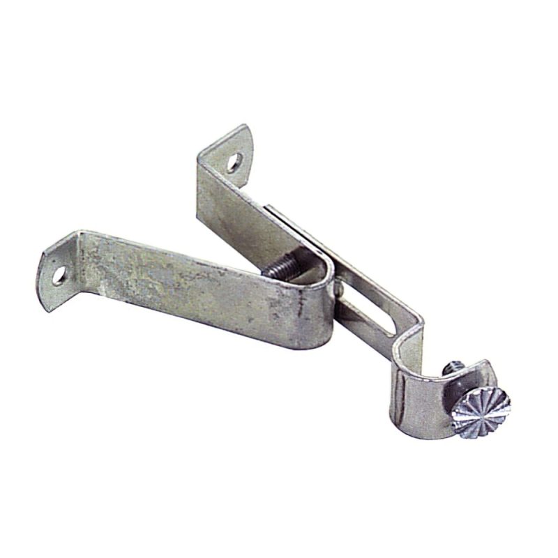 Soporte Barra 12 mm.Ã˜ Cromo  Frontal Extensible