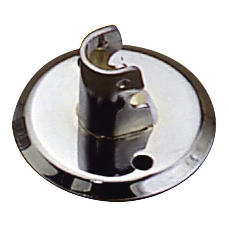 Soporte Barra 12 mm.Ã˜ Cromo Lateral Redondo