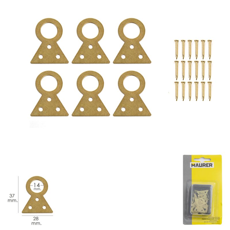 Cuelga Cuadros Fijo NÂº2 (Blister 6 piezas)