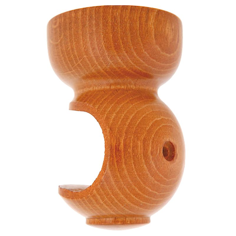 Soporte Madera Liso Techo 28×82 mm. Teca