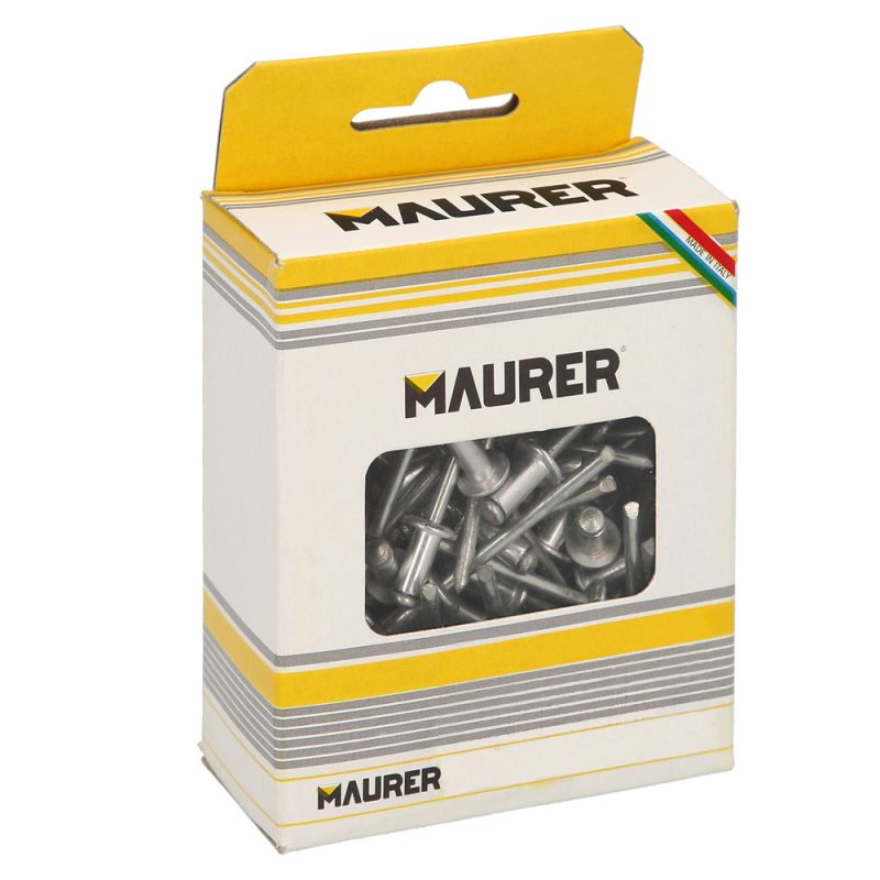 Remaches Maurer 3,40×12 mm. (75 Piezas)