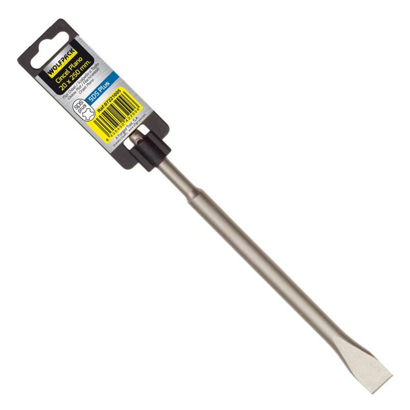 Cincel Martillo SDS PLUS Plano 20×250 mm.