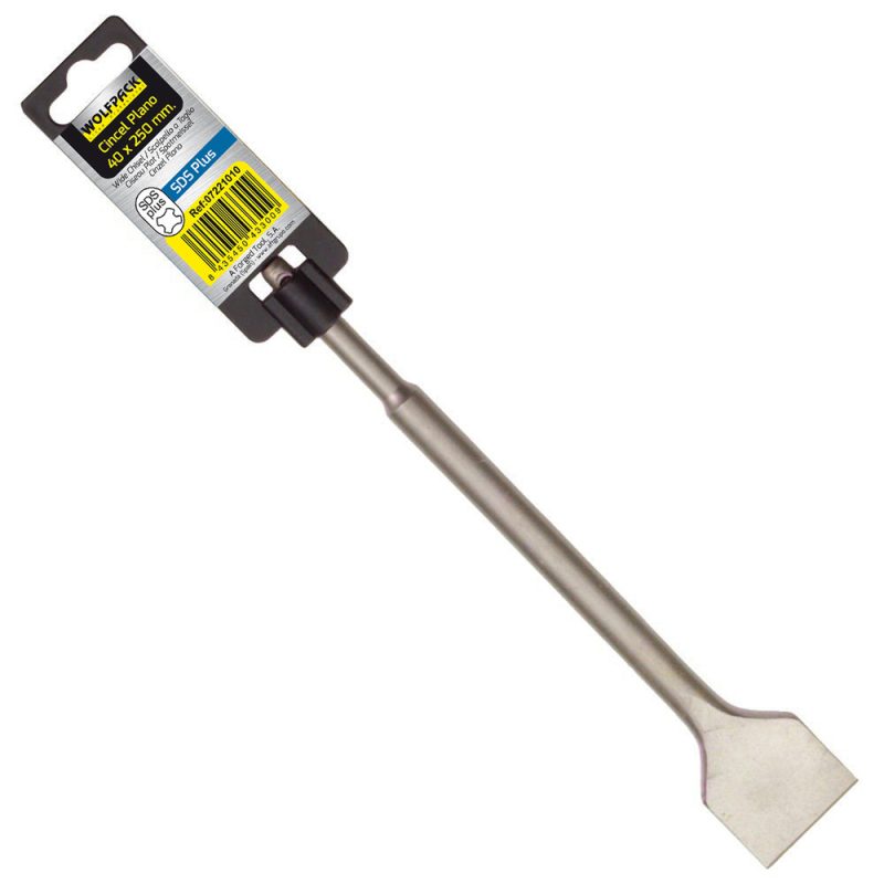 Cincel Martillo SDS PLUS Plano 40×250 mm.