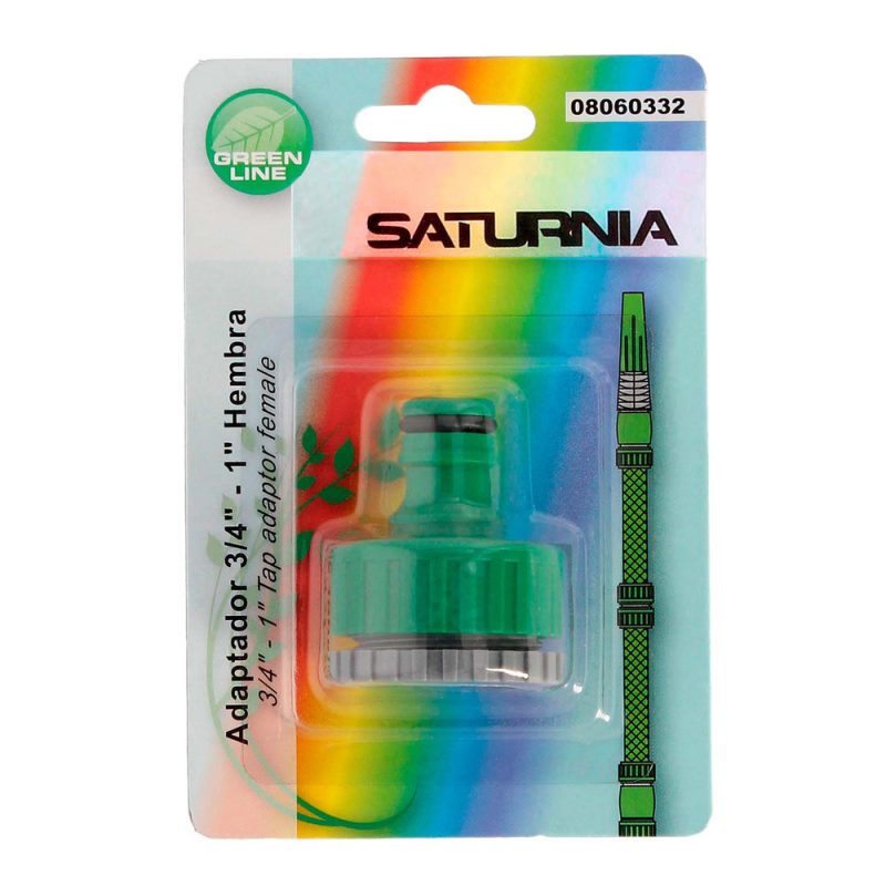 Adaptador Manguera PlÃ¡stico 3/4 – 1″ Hembra   Blister