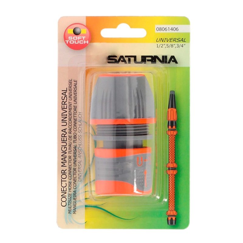 Conector Manguera Plastico Universal  1/2″ 5/8″ 3/4″