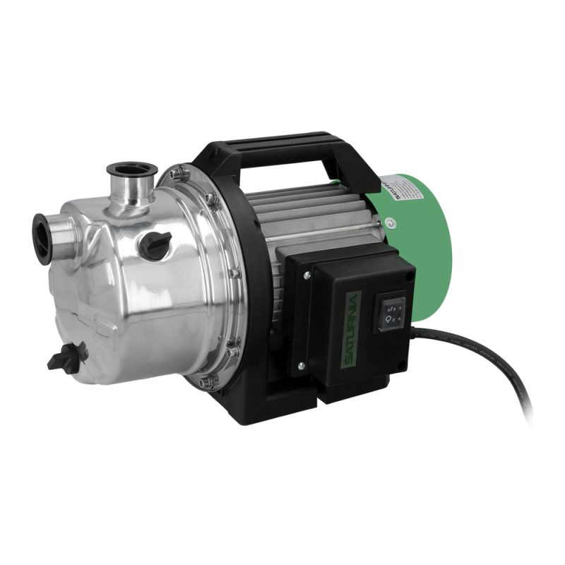 Bomba Aguas Limpias Superficie Acero Inoxidable 1.300 W. 5.000 lts/hora, Profundidad 8 Mts ElevaciÃ³n 50 mts. Presion Max: 5 Bar