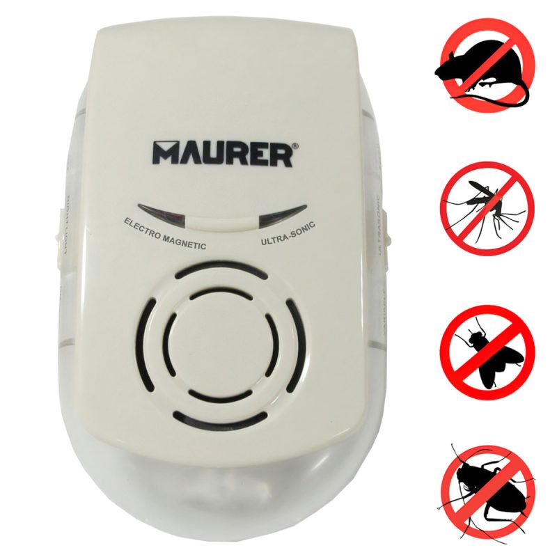 Ahuyentador Ultrasonidos y ElectromagnÃ©tico Para Ratones E Insectos
