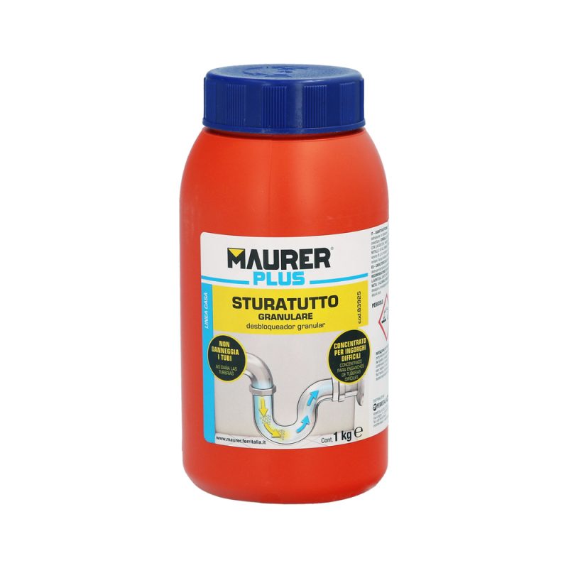 Desatascador Granular Profesional 1 Kg. Desatascador De TuberÃ­as, Eliminador De Atascos, Limpiador De TuberÃ­as