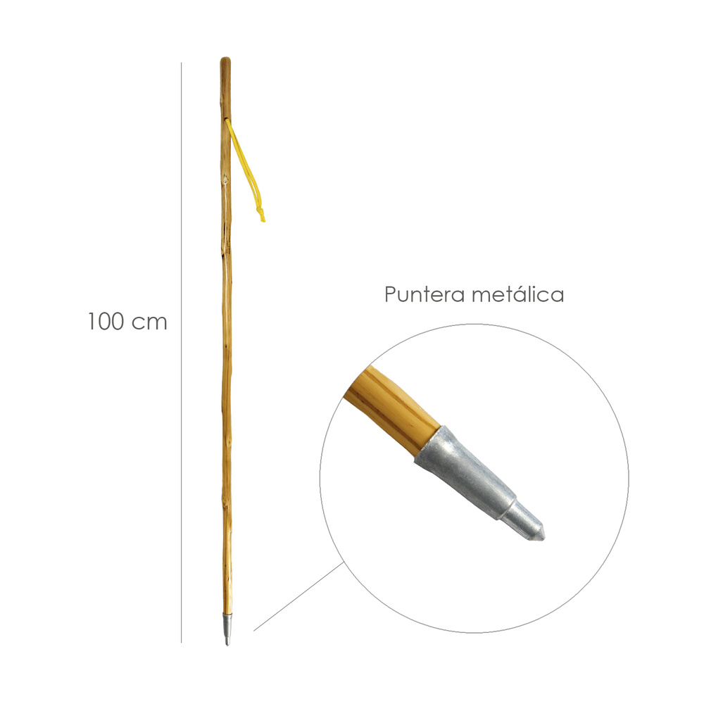 Baston Bordon Caminar 1,00 metro Con Colgador - Imagen 2