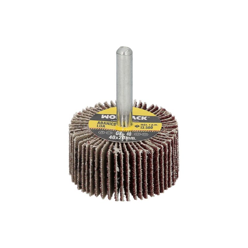 Abanico Lija Grano 40 Medida Ã˜ 40 x 20 mm. Disco Abrasivo Laminas, Ruedas Mil Hojas, Ruedas Abrasivas,Lijado,Desbaste,Pulir