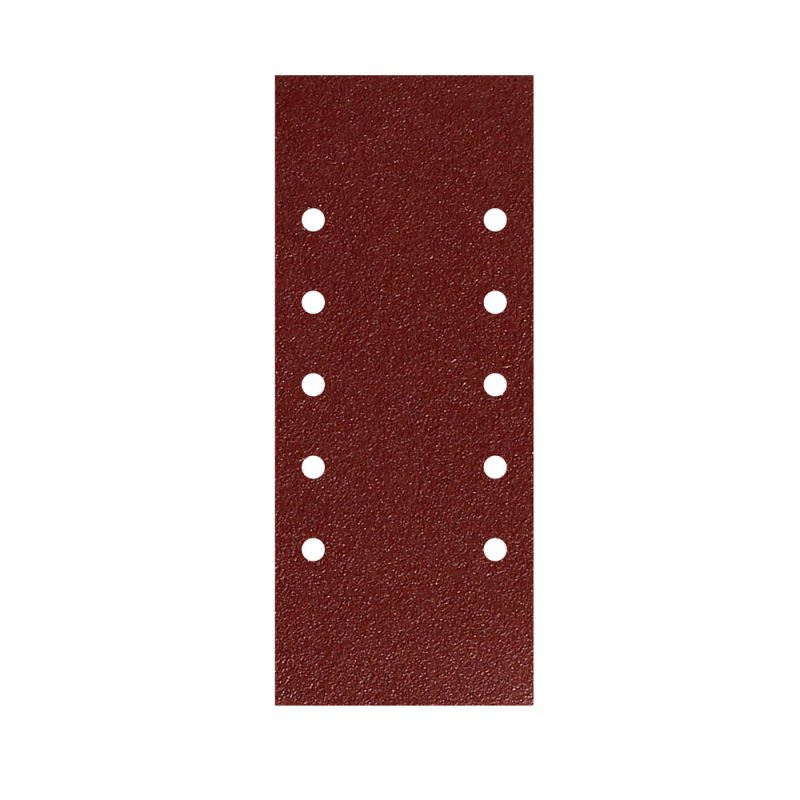 Lija Recambio Con Velcro 115×280 mm. con Agujeros Grano  120 (10 Piezas)