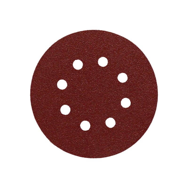 Lija Recambio Velcro Disco Ã˜ 125 mm. Con Agujeros Grano 120 (10 Piezas)