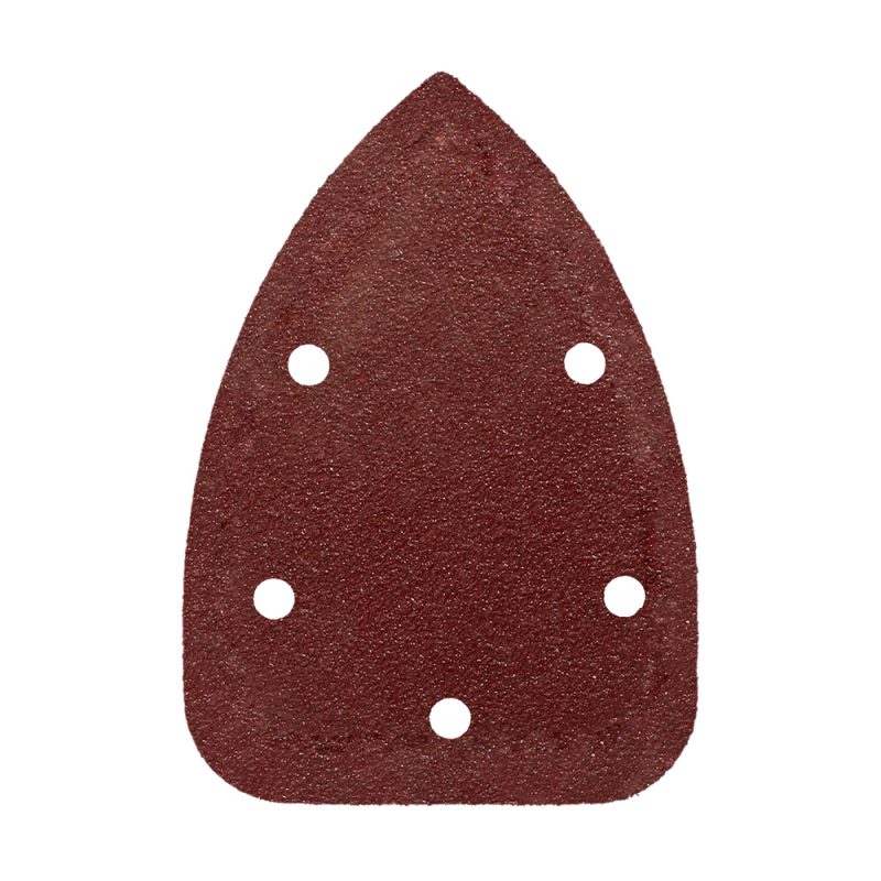 Lija Recambio Velcro Delta  140×100 mm. Con Agujeros Grano  80 (10 Piezas)