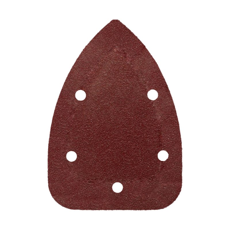 Lija Recambio Velcro Delta 140×100 mm. Con Agujero Grano 240. (10 Piezas)