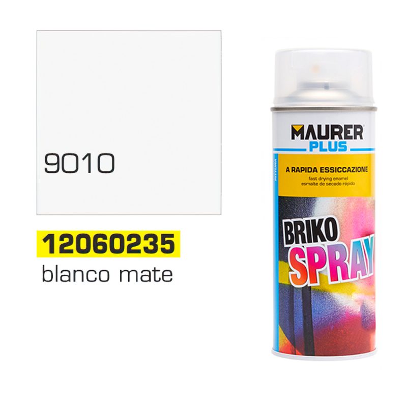Spray Pintura Blanco Mate 400 ml.