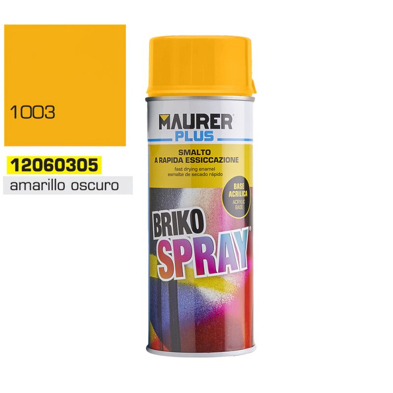 Spray Pintura Amarillo Oscuro SeÃ±al 400 ml.