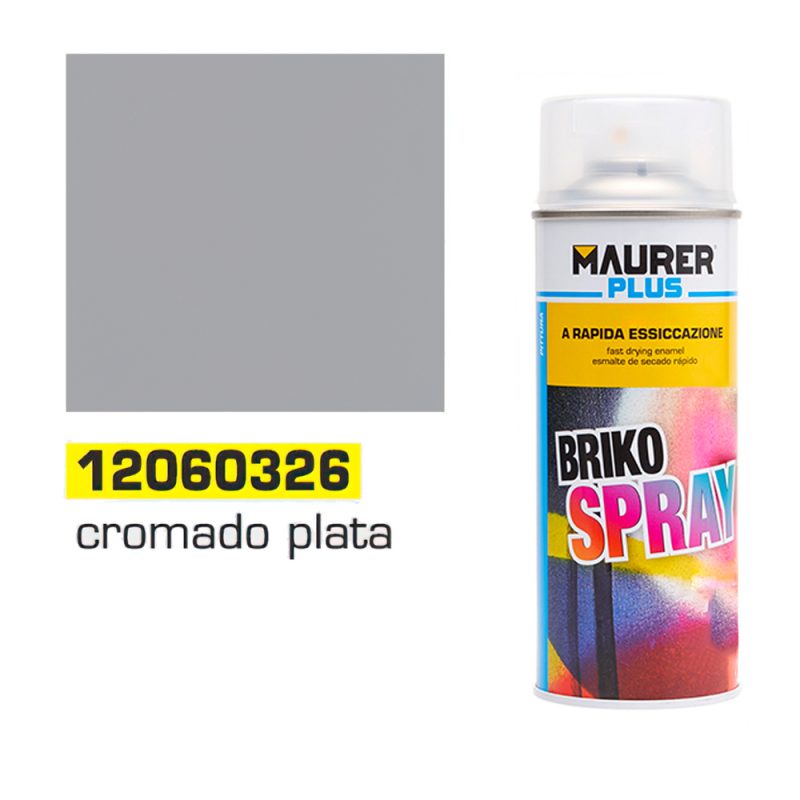 Spray Cromado Plata 400 ml.