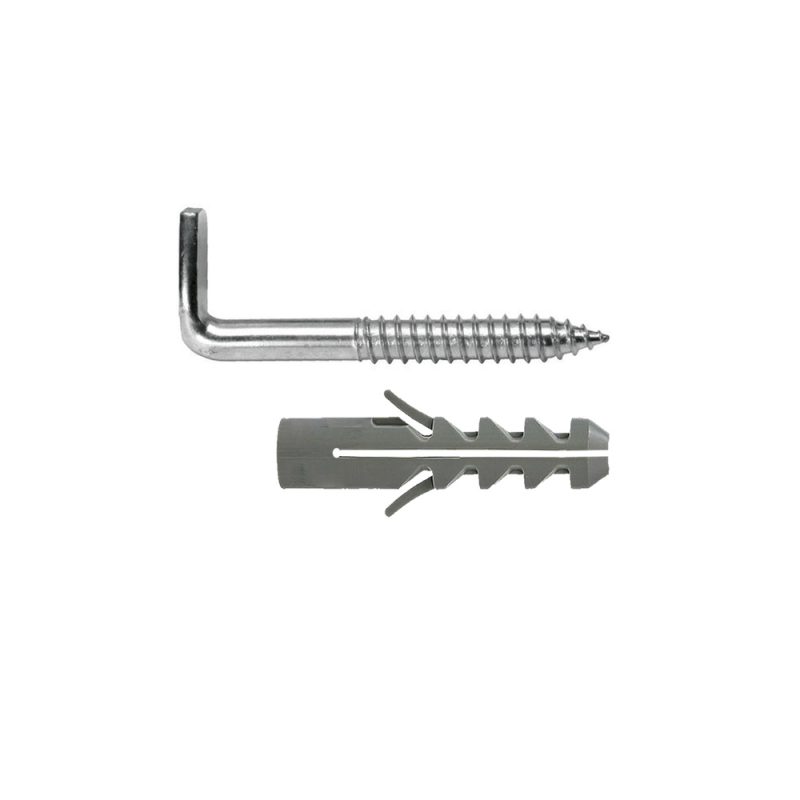 Kit Sanitario Alcayata Con Taco ExpansiÃ³n Ã˜ 10 x 50 mm. FijaciÃ³n Calentadores / Termos De Agua