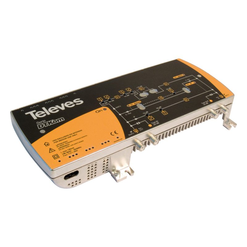 Central TV 1E/1S RETORNO-MATV-FI 53dB DTKom TELEVES