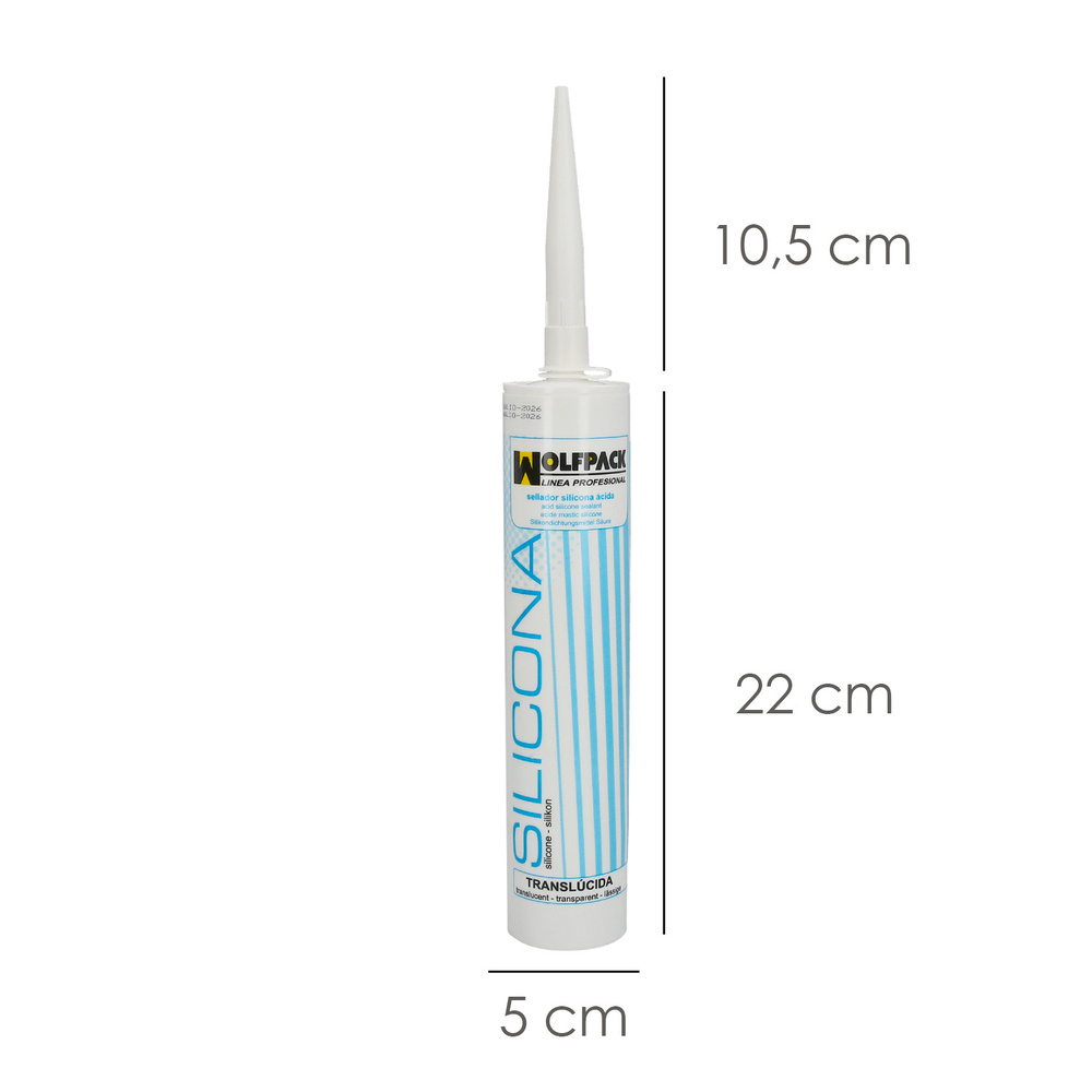 Silicona Acida Transparente 280 cm³ - Imagen 2