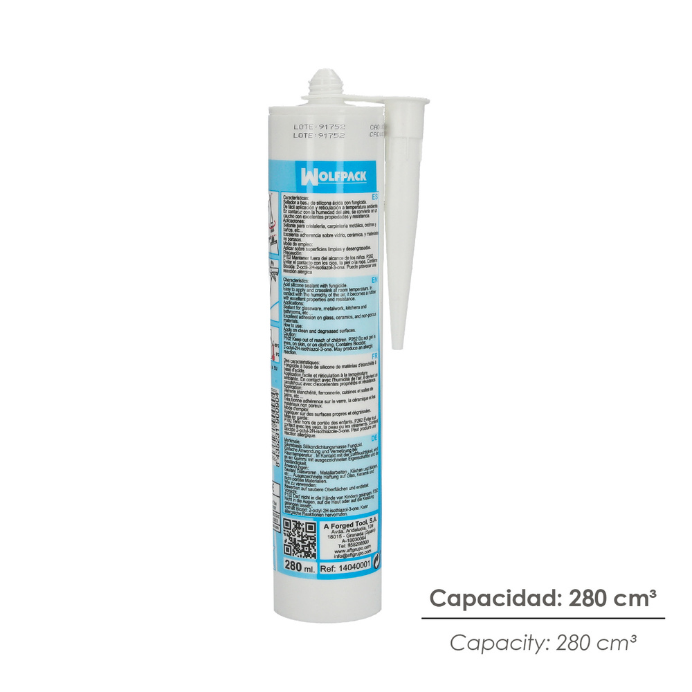 Silicona Acida Transparente 280 cm³ - Imagen 3