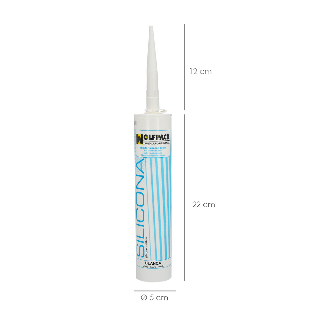 Silicona Acida Blanca 280 cm³ - Imagen 2