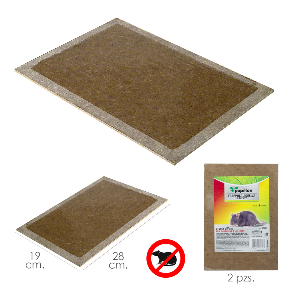 Trampa Ratones Adhesiva 19x28 cm. 2 unidades - Imagen 2
