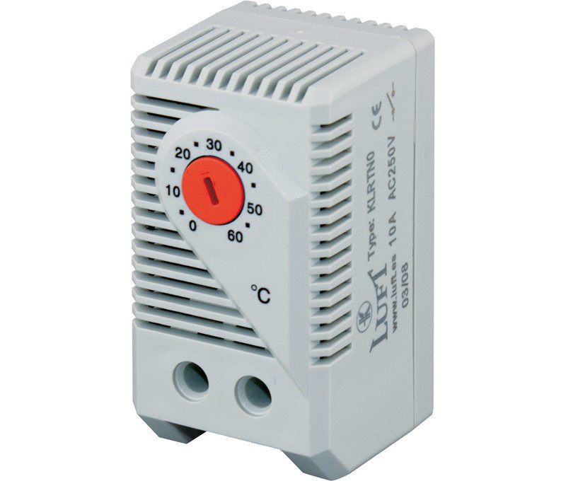 Termostato RACK 19 Carril DIN NC de 0 a 60ÂºC 97714 LUFT