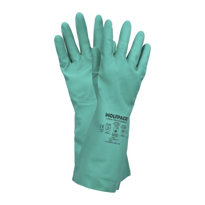 Guante Nitrilo Oil Resistant XL 10″ (Par)