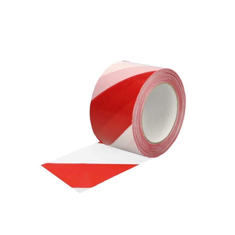 Cinta SeÃ±alizaciÃ³n LDPE Roja/Blanca Rollo 70 mm. x 200 Metros