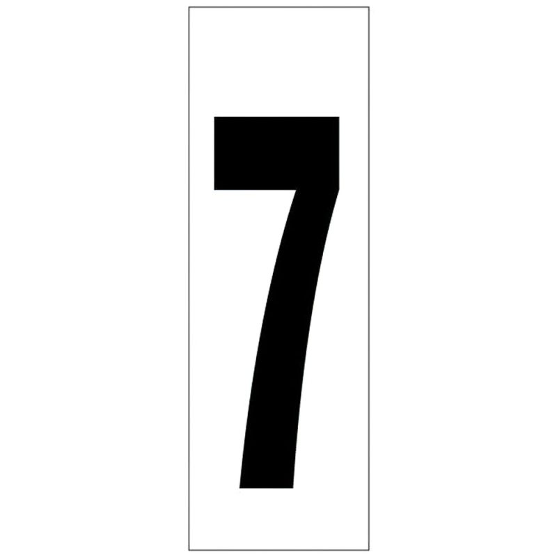 Numero Adhesivo 46×140 mm.   NÂº 7
