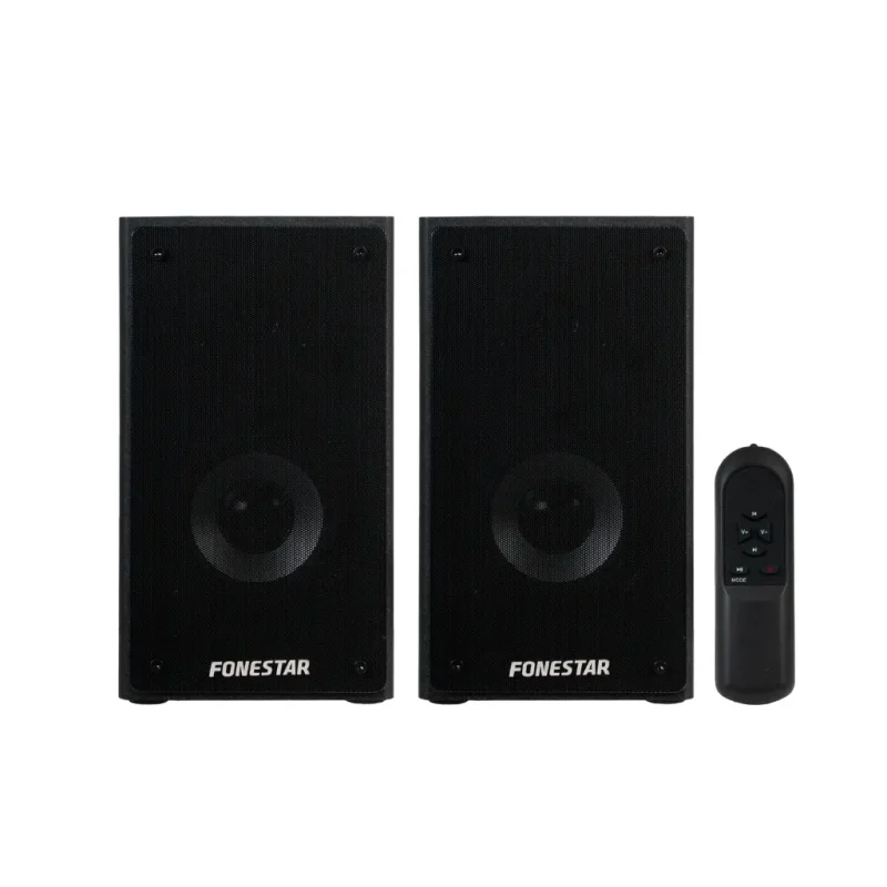 Pareja Altavoces Amplificados Bluetooth NEGROS