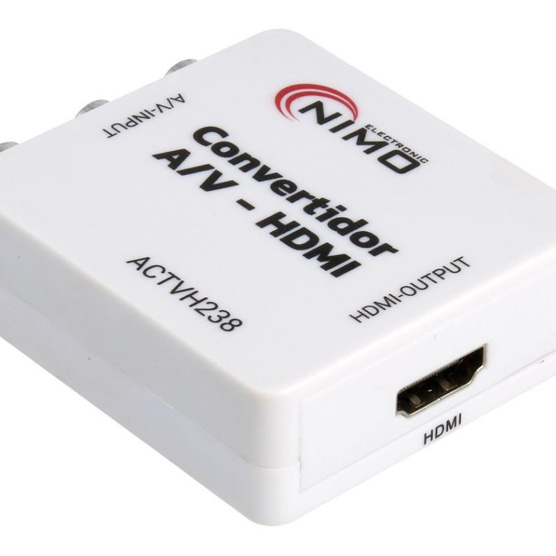 Conversor RCA AV Video y Audio a HDMI