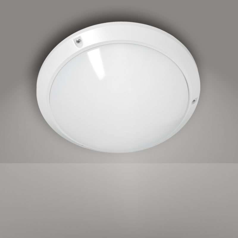 Lampara Plafon Interiores / Exteriores IP45 Portalamparas E27 Ã˜ 27 x 9,5 cm.